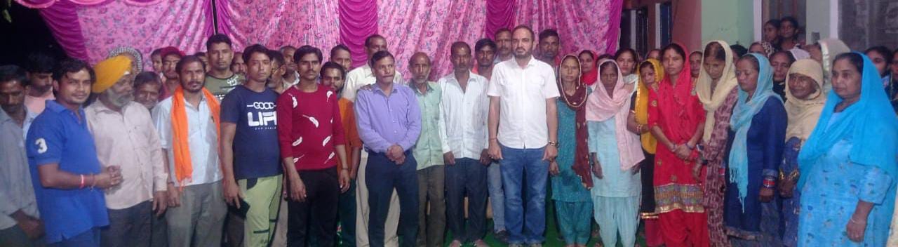 जोर पकड़ गया भाजपा के वरिष्ठ नेता मदन मोहन शर्मा का जनसंपर्क अभियान