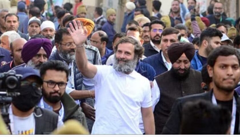 आज शाम पंजाब-हिमाचल के बॉर्डर पर पहुंचेगी राहुल गांधी की भारत जोड़ो यात्रा