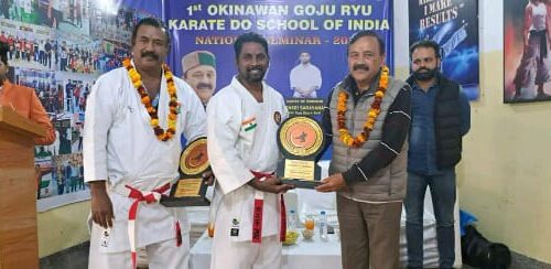 राष्ट्रीय स्तर कराटे में छह राज्यों के 100 खिलाड़ियों का प्रशिक्षण शिविर