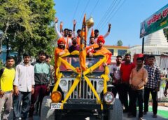 श्री हनुमान जी जन्मोत्सव पर श्री हनुमानजी मंदिर पुरुवाला, बांगरण समेत निकाली भव्य शौर्य संचलन वाहन रैली*