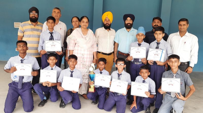 U-14 जिला स्तरीय खेल प्रतियोगिता में छाए गुरु नानक मिशन पब्लिक स्कूल के खिलाड़ी