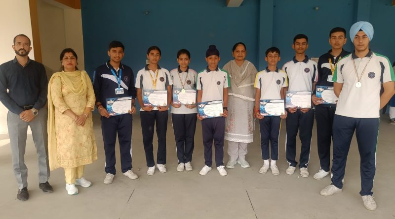 इंडियन टैलेंट ओलंपियाड (आई.टी.ओ.) परीक्षा में चमके GNMPS के परीक्षार्थी