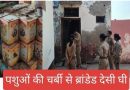 गोमांस से तैयार किया जा रहा था ब्रांडेड देसी घी
