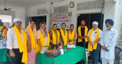 भारत विकास परिषद शाखा पाँवटा साहिब द्वारा सफल शिविर आयोजित