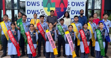 डिवाइन विज़डम स्कूल में Investiture Ceremony पर नेतृत्व, उत्तरदायित्व और संस्कृति का संगम