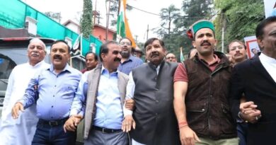 चौधरी किरनेश जंग सोलन जिले के ऑब्जर्वर नियुक्त