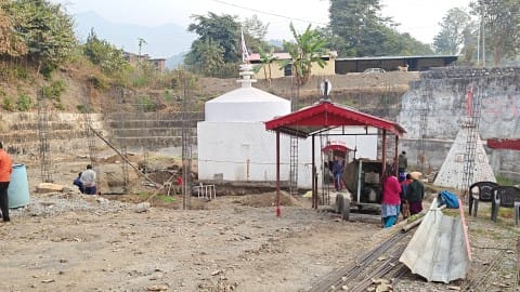 नंशैर नाग नवाणा मंदिर के जीर्णोद्धार का कार्य शुरू