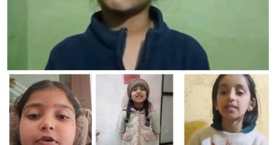 विश्व हिंदी दिवस पर इंडियन पब्लिक स्कूल में कविता पाठ प्रतियोगिता का आयोजन