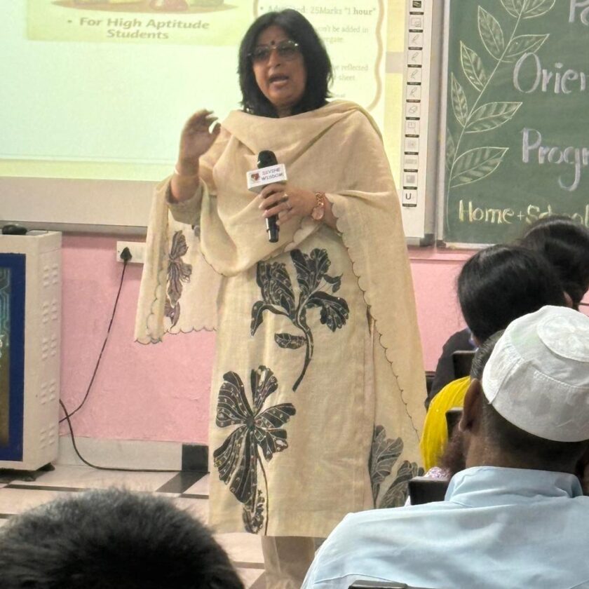 डिवाइन विज़डम स्कूल में अभिभावक उन्मुखीकरण कार्यक्रम आयोजित