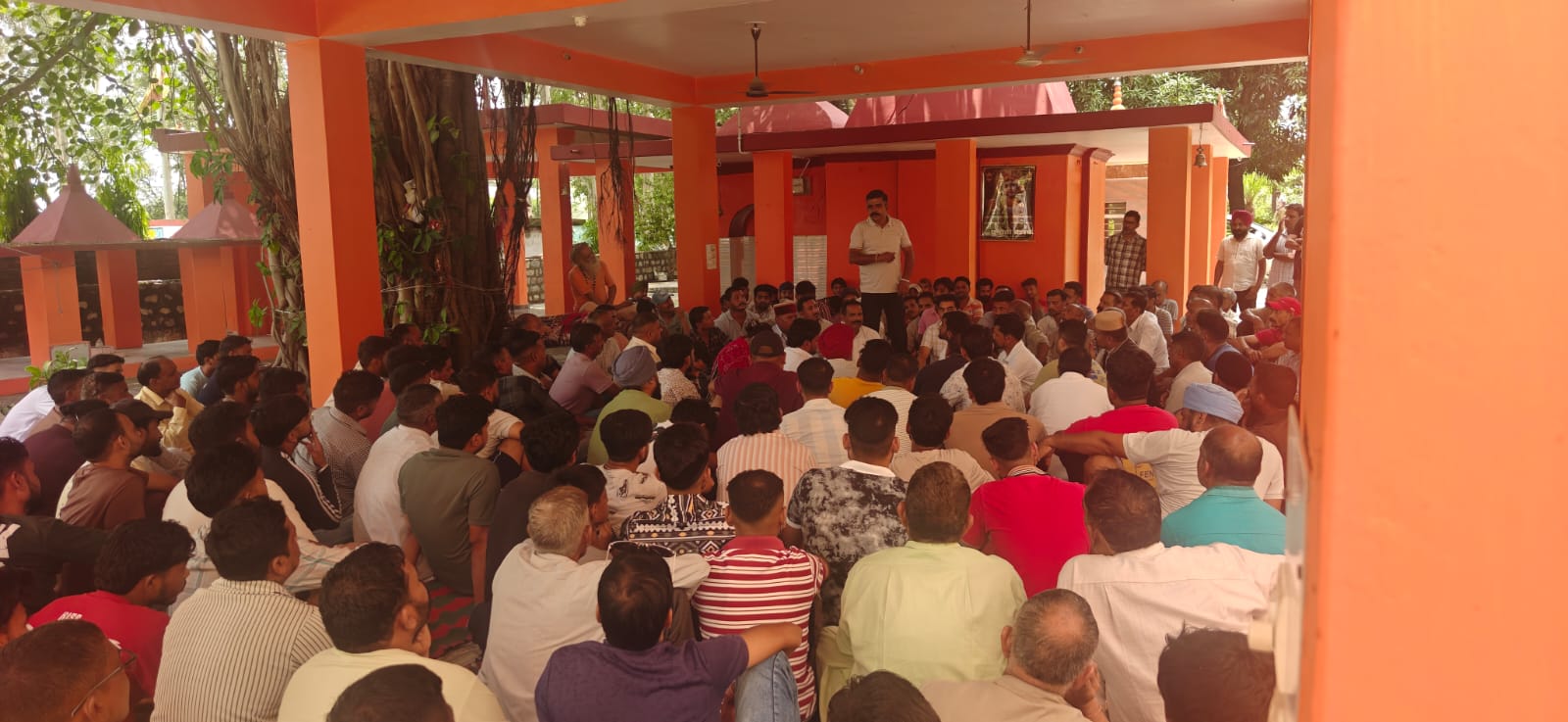 माँ भद्रकाली मंदिर भंगानी में हिंदू जागरण मंच की बैठक संपन्न, बना रोडमैप
